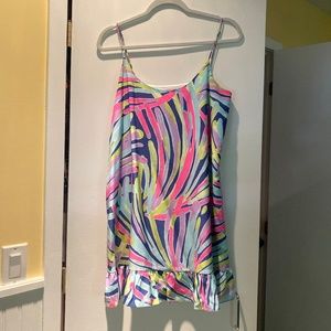 Lilly Pulitzer Dress Ruffle Bottom
